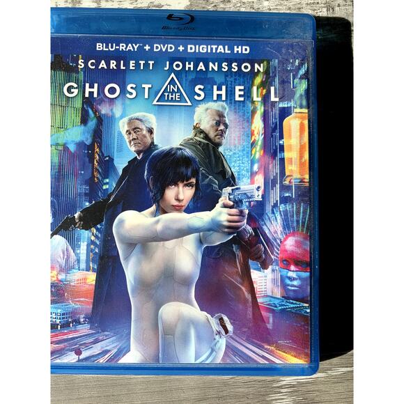 Ghost in the Shell Skarlett Johansson Blu-Ray Blu Ray Set - Picture 1 of 4